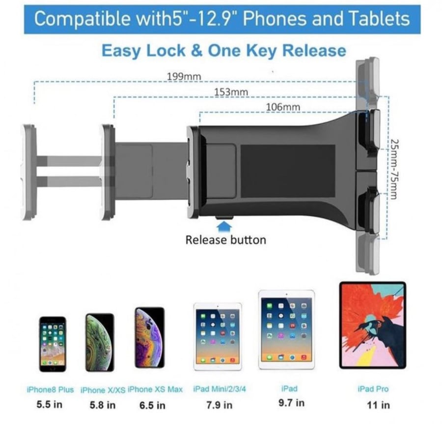 حامل تابلت 2 في 1