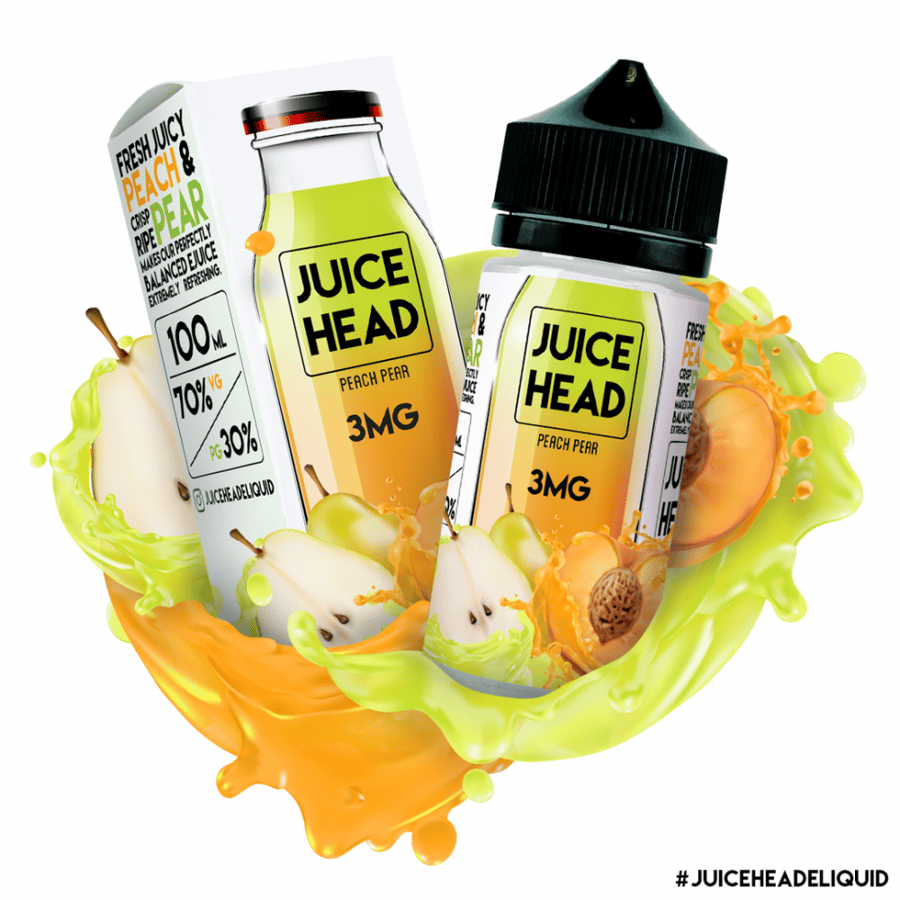نكهة فيب جوسي هاد خوخ كمثرى JUICE HEAD PEACH PEAR