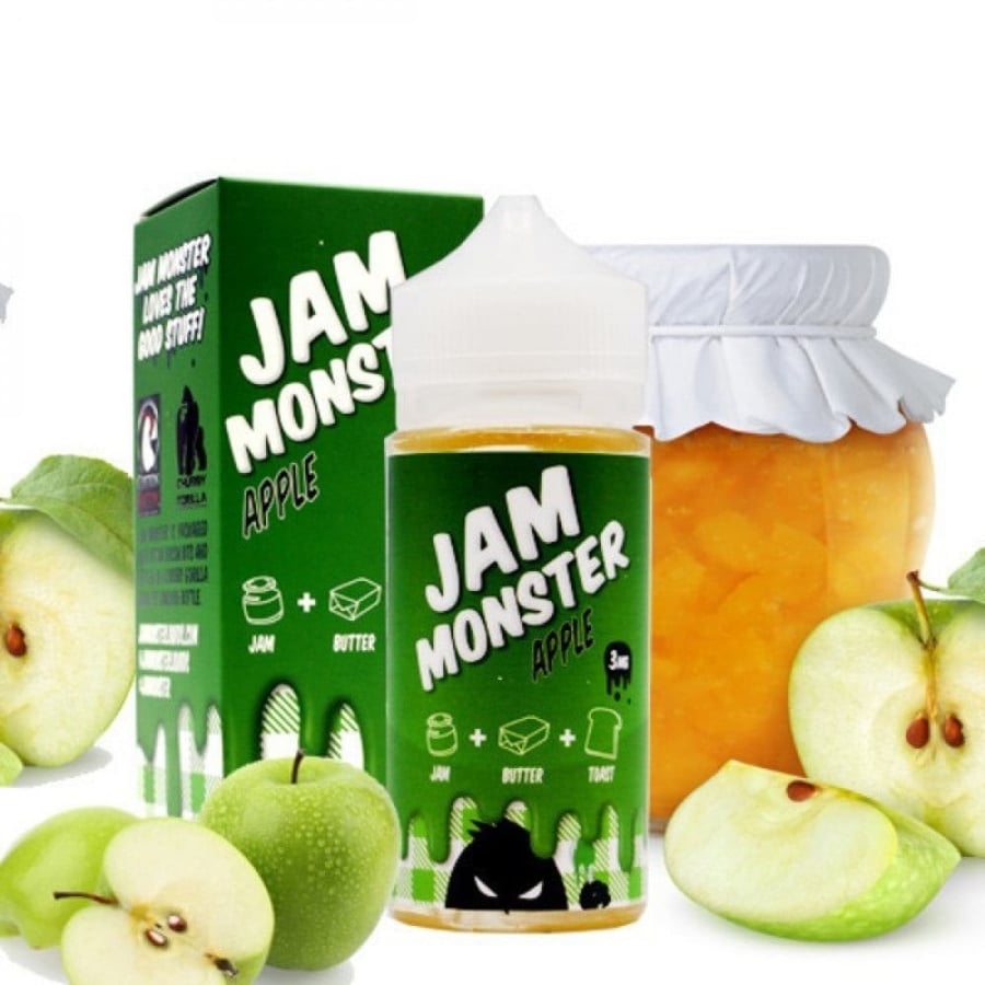 نكهة فيب جام مونستر مربى تفاح 100 مل JAM MONSTER