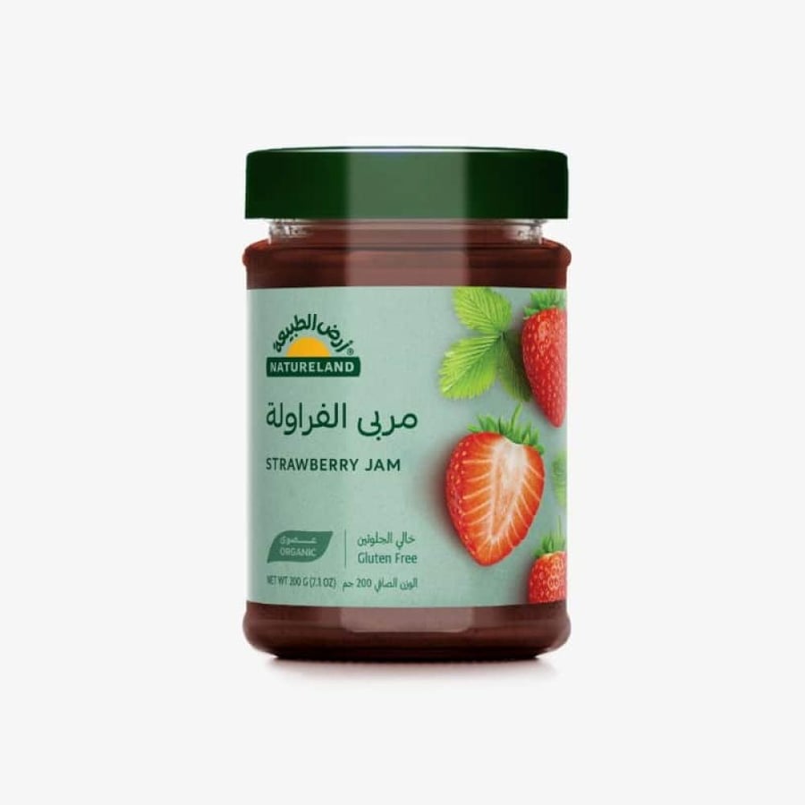 مربى الفراولة عضوي 200 جم