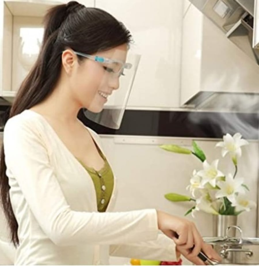 face shield , درع واقى للوجه