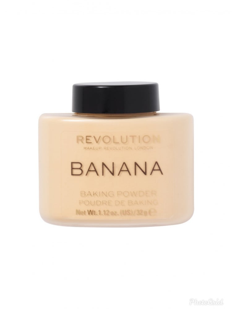 Banana loose powder for setting makeup from Revolution