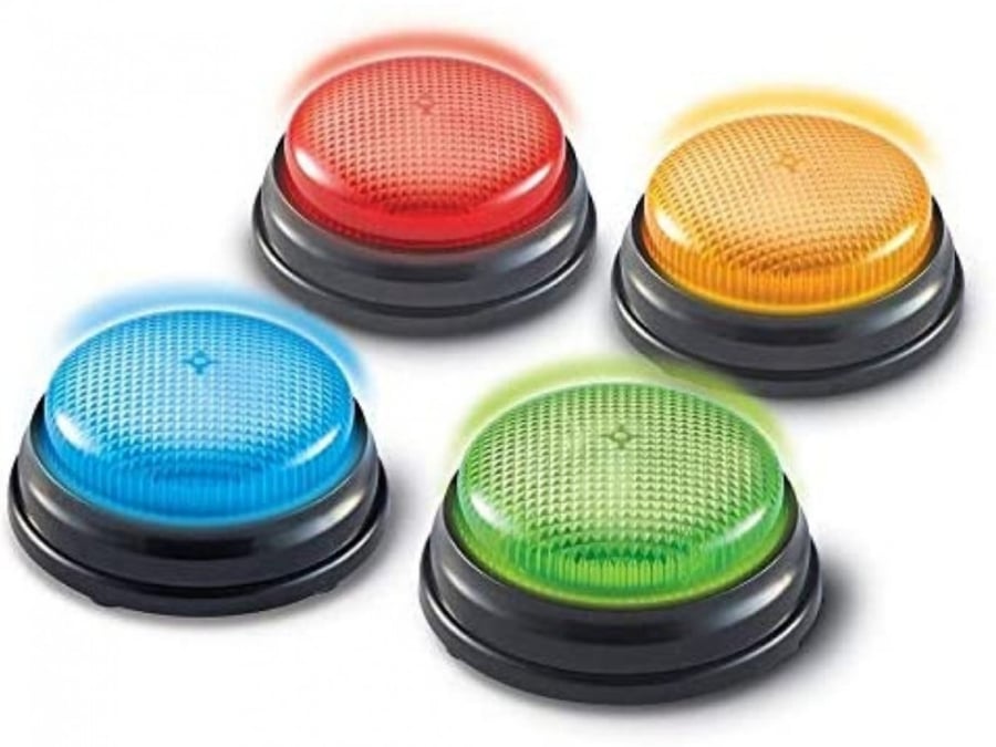 Colorful illuminated bells with sound