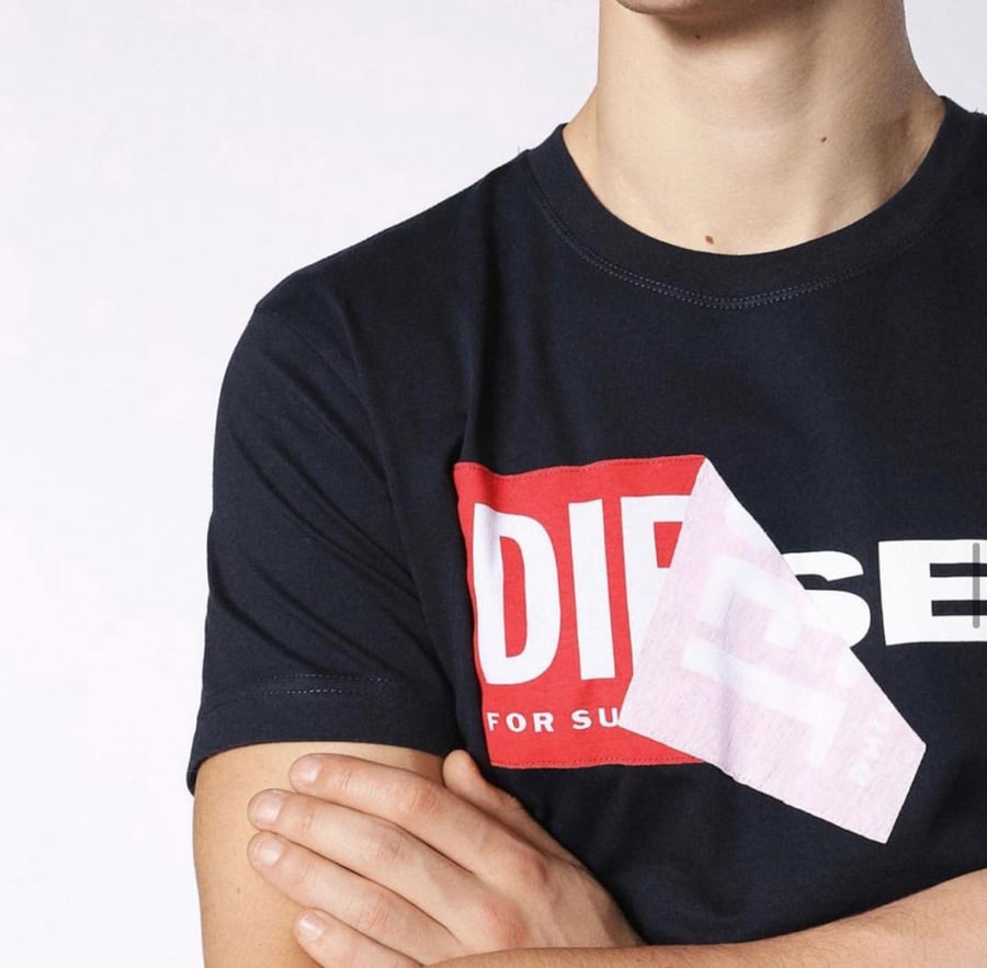 Diesel navy t-shirt / size M