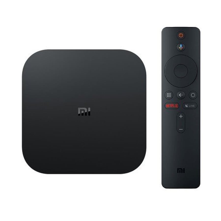 مشغل وسائط شاومي 4k متدفق مع مساعد جوجل وكروم كاست - اسود