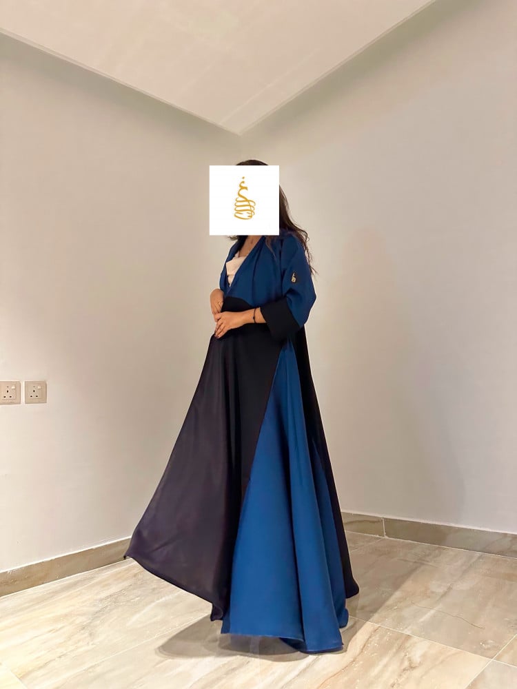 Korean crepe abaya turquoise