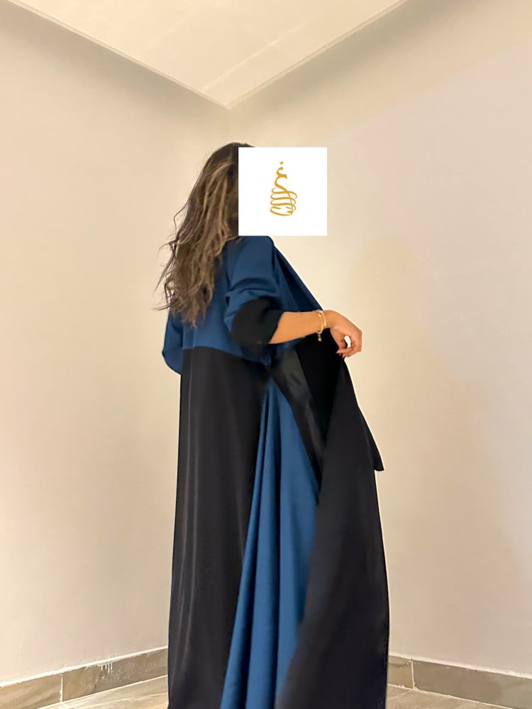 Korean crepe abaya turquoise