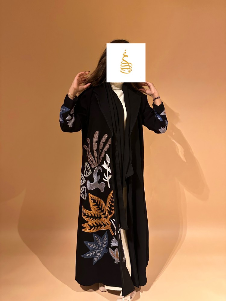 عباية كريب بتطريز