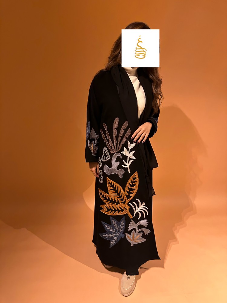 عباية كريب بتطريز