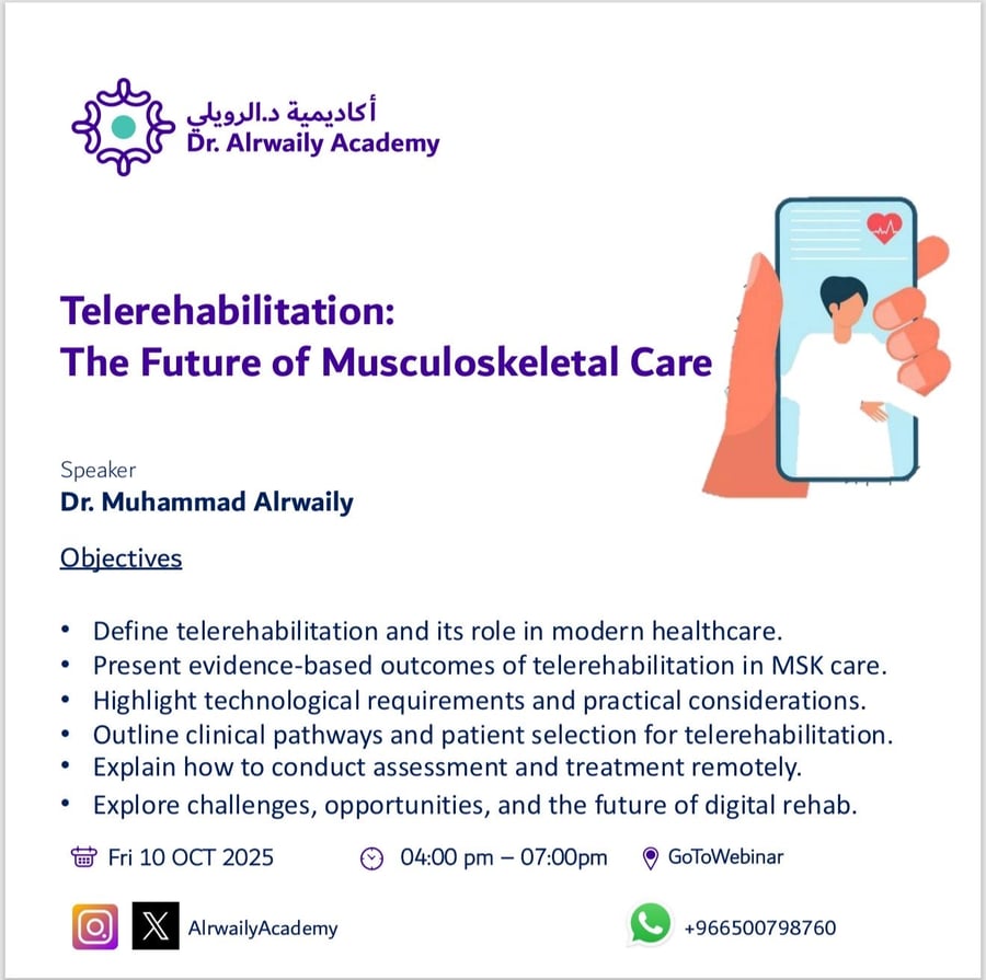 Telerehabilitation: The Future of Musculoskeletal Care