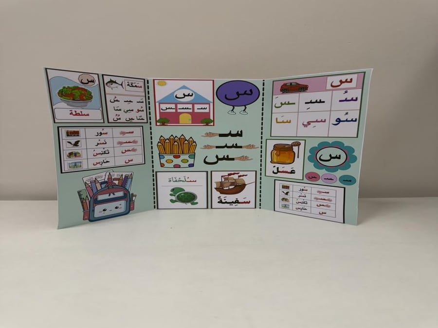 مطوية لغتي حرف السين