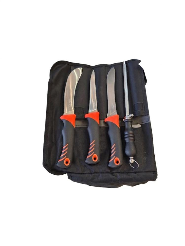 Knife set and sharpener