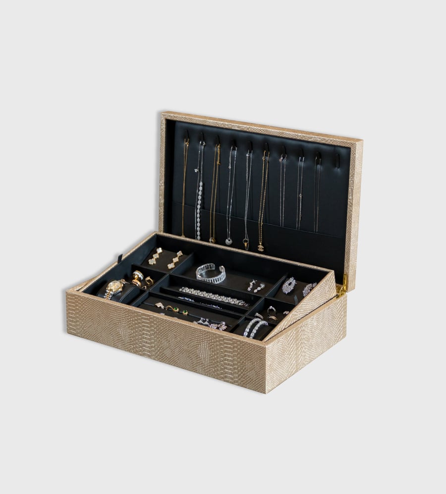 صندوق حفظ المجوهرات كبير F-808