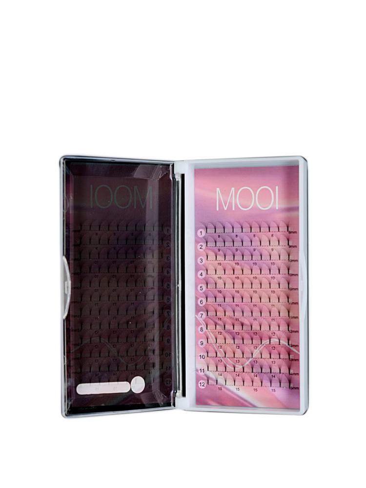 رموش Mooi Eyelashes  6D 0.07c-Mix