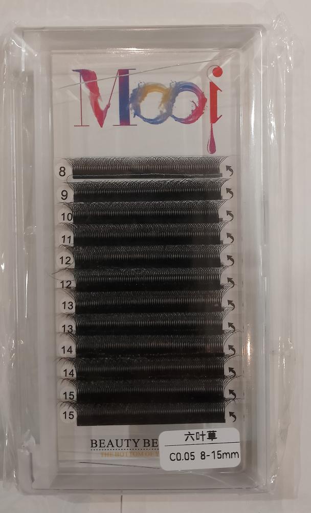 رموش شهرية C0.05(8-15mm) سلك MOOI Monthly Silk Eyelashes