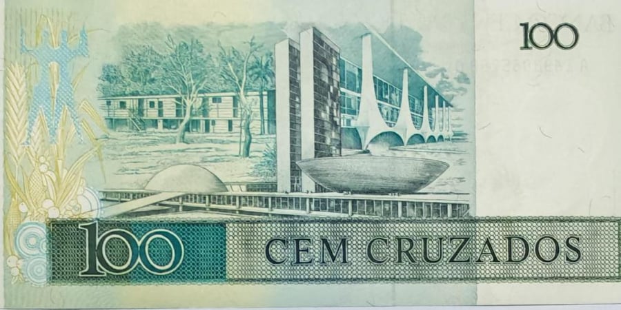 100 كرزيردوس البرازيل اصدار 1986 انسر
