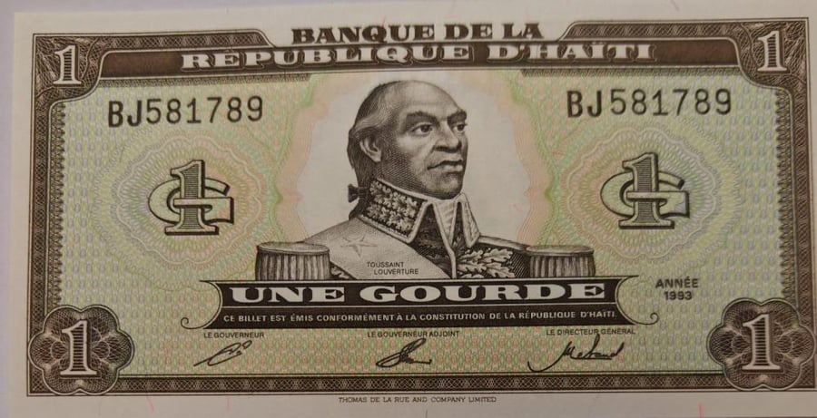 1 جورد هاييتي اصدار 1993 م انسر