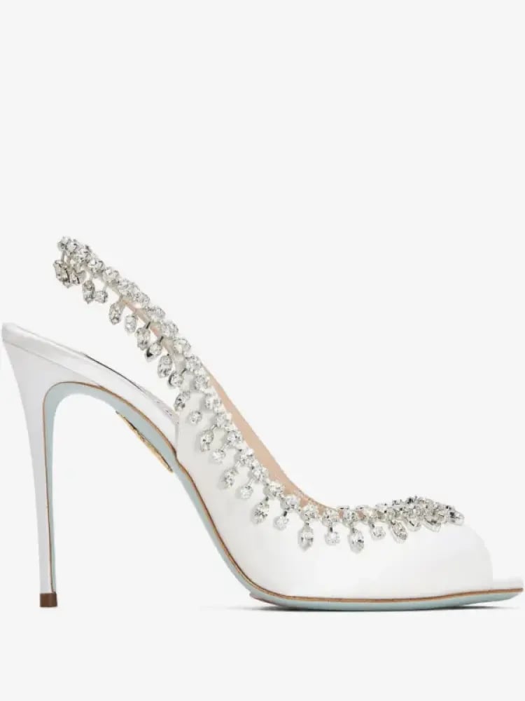 aquazzura crystal heel 75 mm