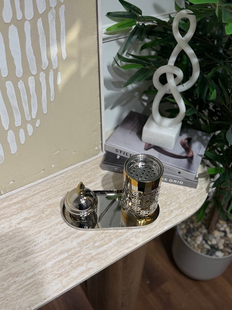 Indian incense burner set