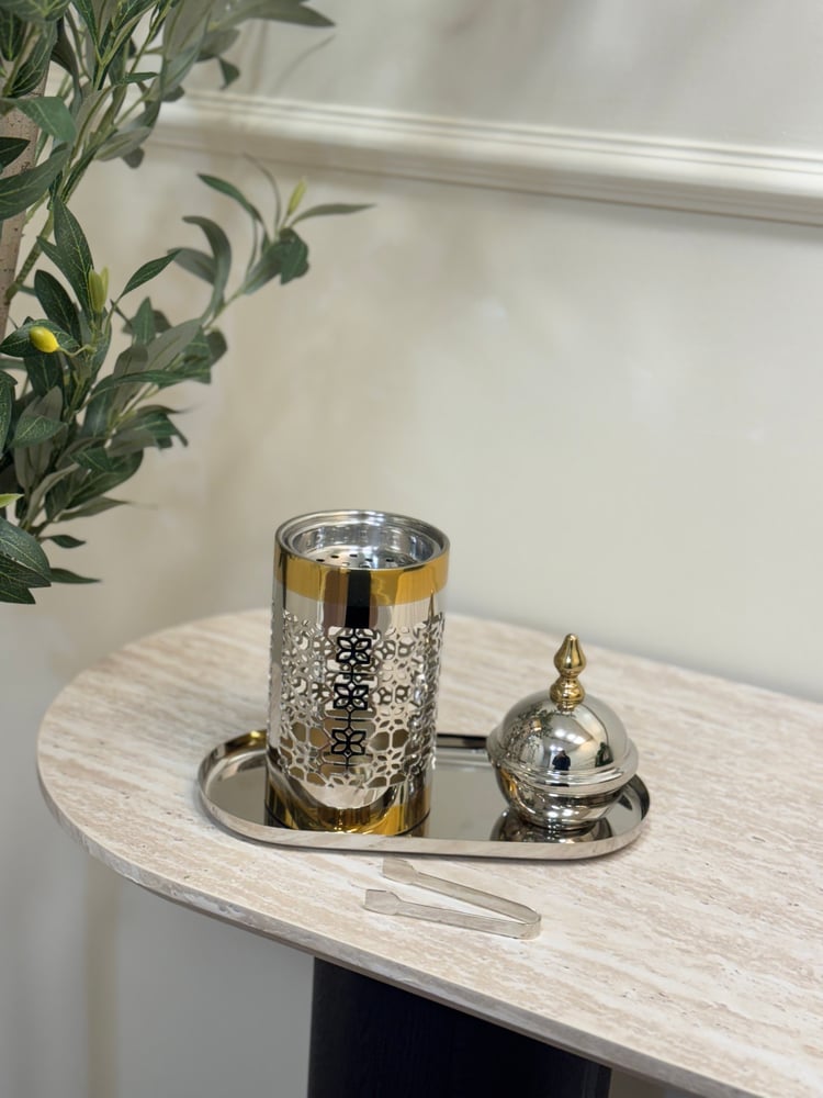 Indian incense burner set