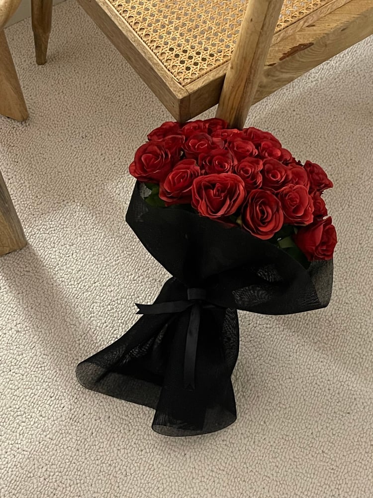 باقة ورد صناعي