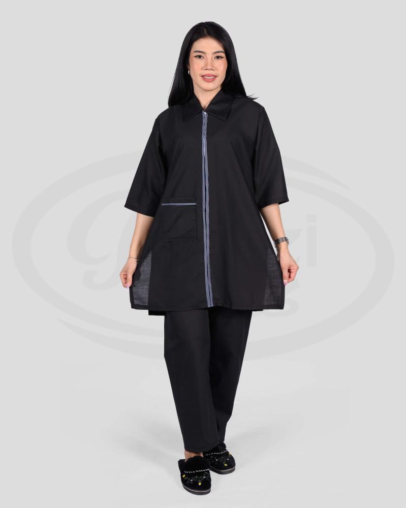 طقم زي عاملة مريح كويتي