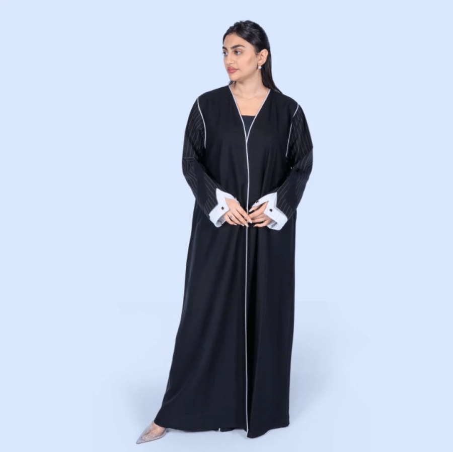 Formal embroidered abaya