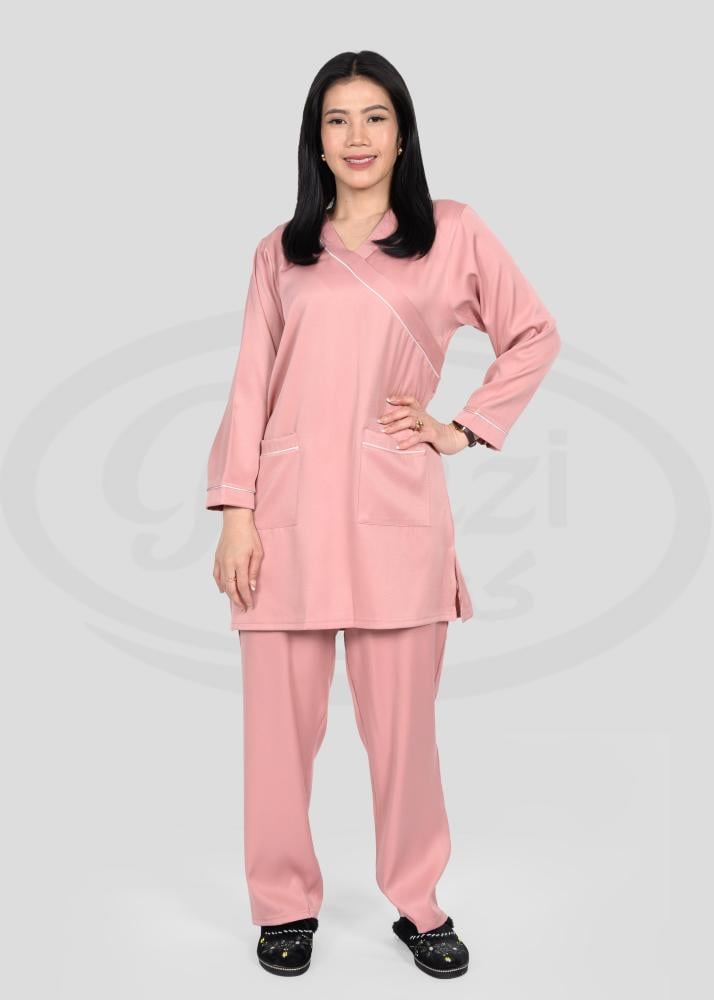 Winter uniform for female workers, multicolored
