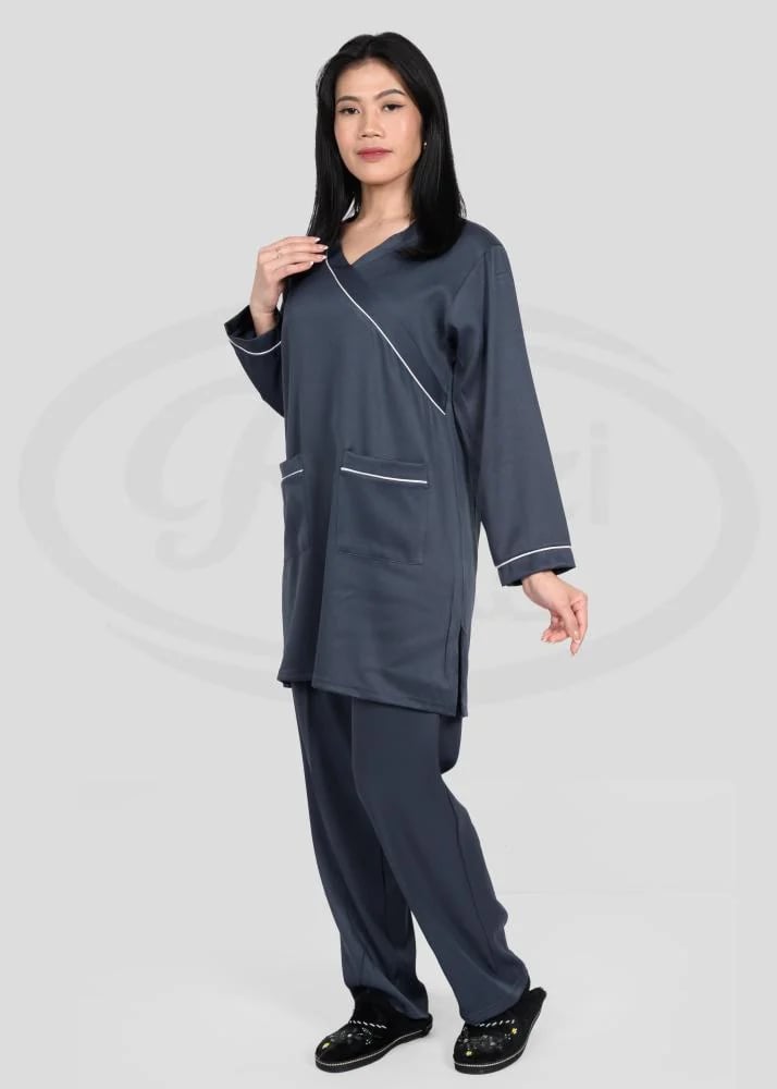 Winter uniform for female workers, multicolored