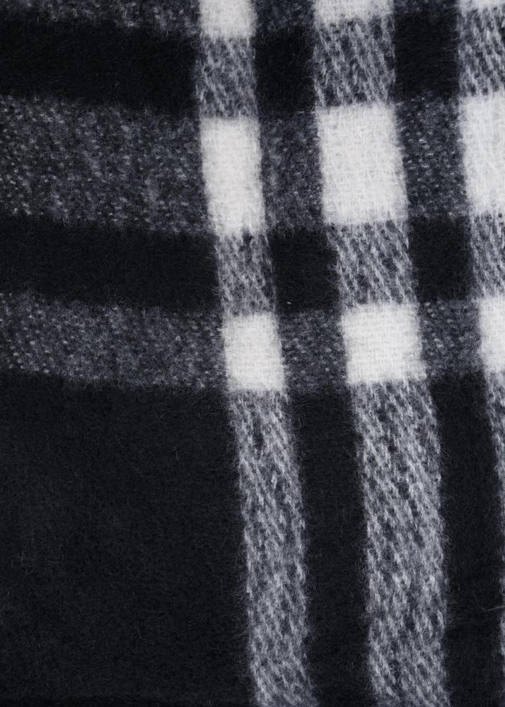 Women's winter shawl soft striped