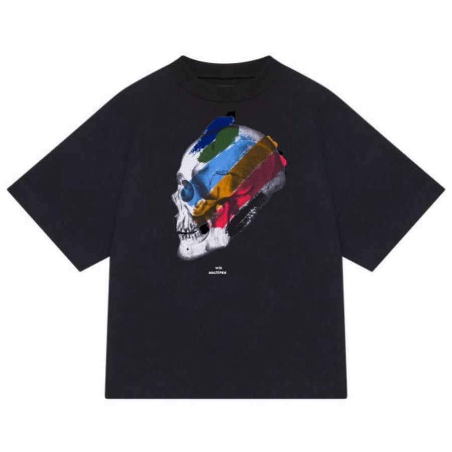 BLACK T-SHIRT OVER SIZE