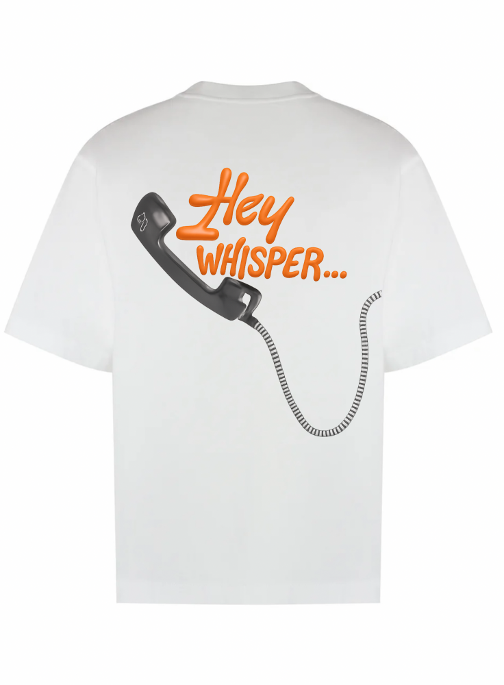 WHITE T-SHIRT OVER SIZE