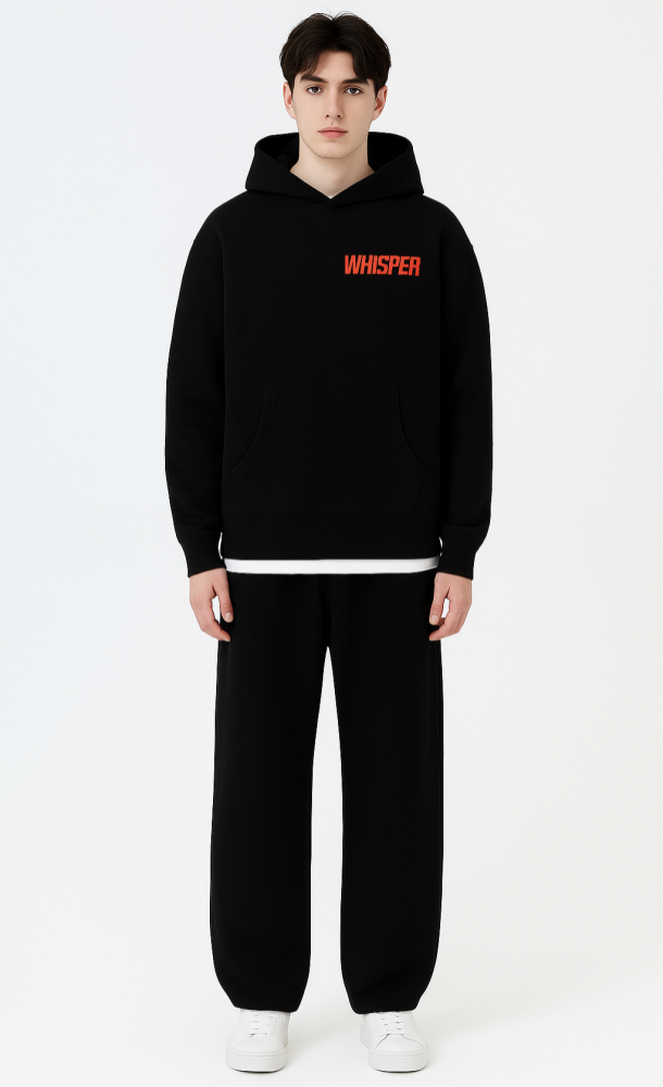 BLACK HOODIE OVER SIZEr