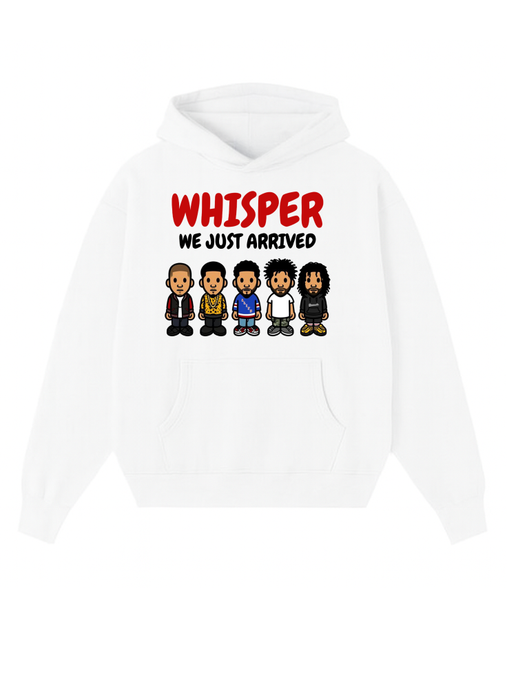 BLACK HOODIE OVER SIZEا