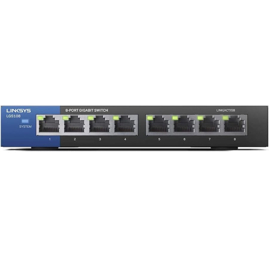 لينكسيس LGS108 8 منافذ مكتب العمل جيجابت ايثرنت