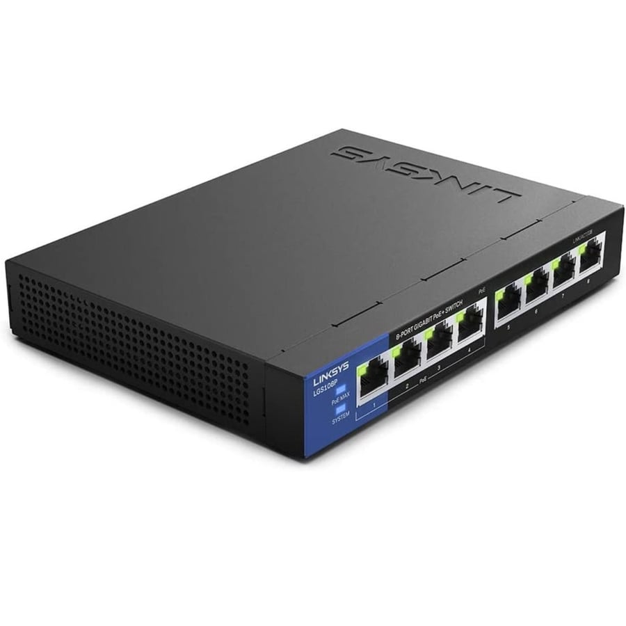 لينكسيس LGS108 8 منافذ مكتب العمل جيجابت ايثرنت