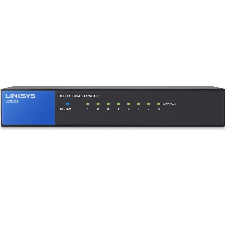 لينكسيس LGS108 8 منافذ مكتب العمل جيجابت ايثرنت