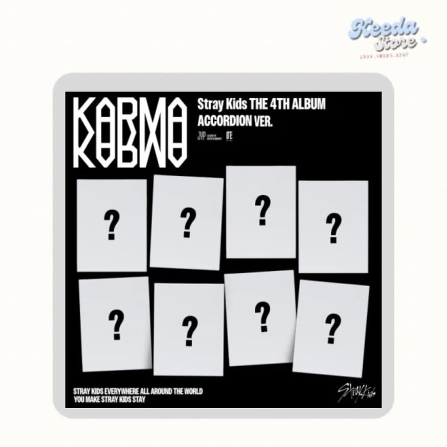 STRAY KIDS - [KARMA] 4th Album ACCORDION Random Version