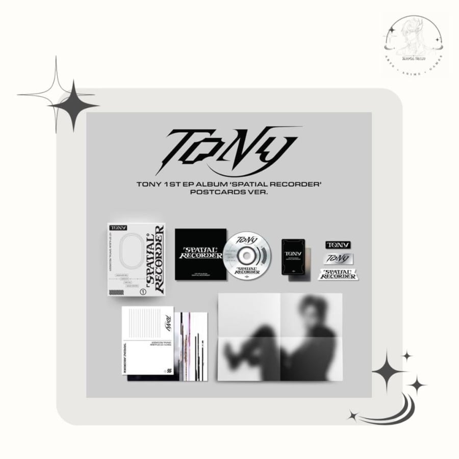 TONY - 1st EP [SPATIAL RECORDER] (POSTCARDS VER.)