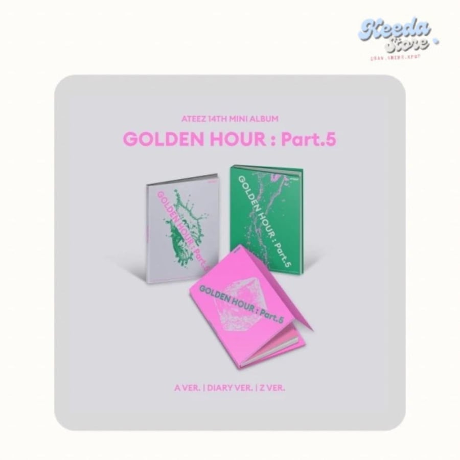 ATEEZ - [GOLDEN HOUR : PART.5] 14th Mini Album RANDOM Version