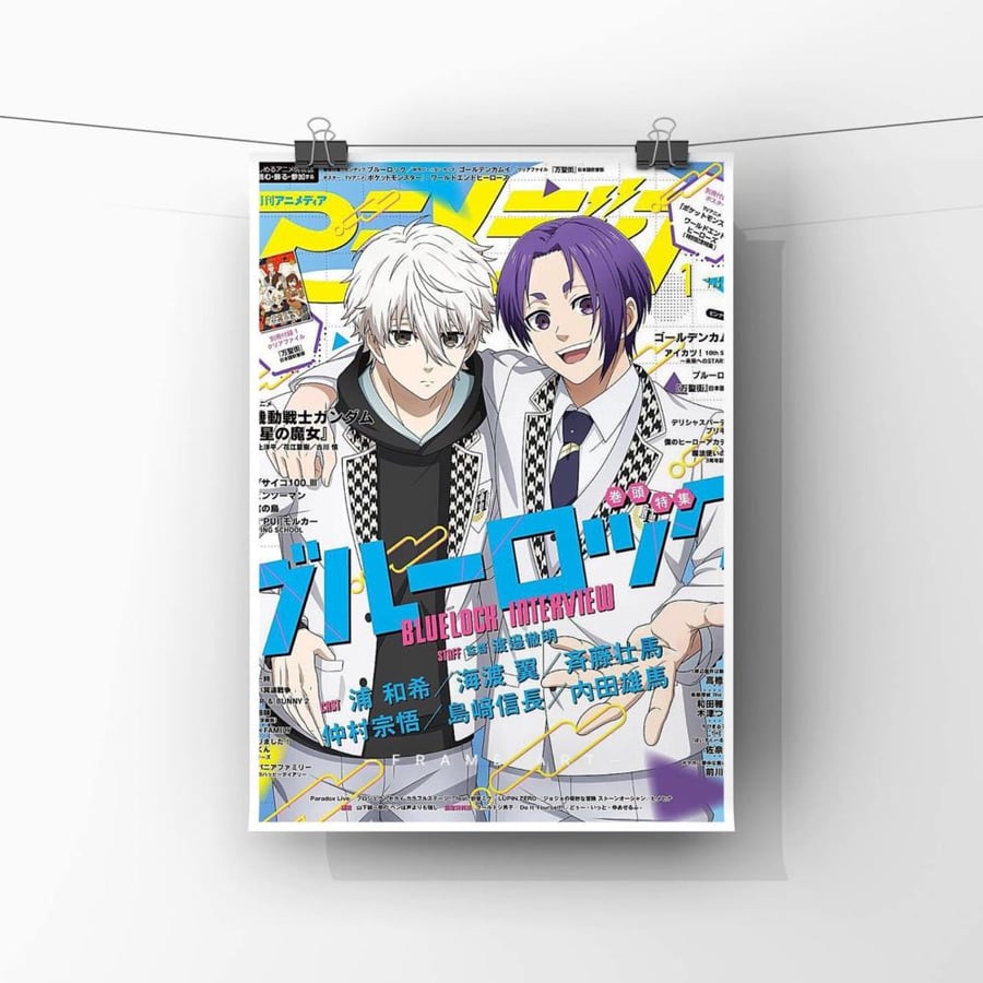 Blue look poster