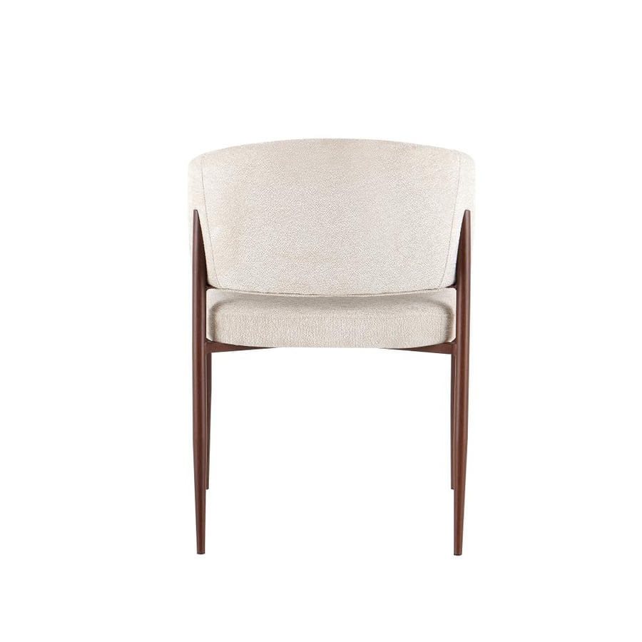 كرسي مفرد باللون البيج بتصميم عصرى و أنيق