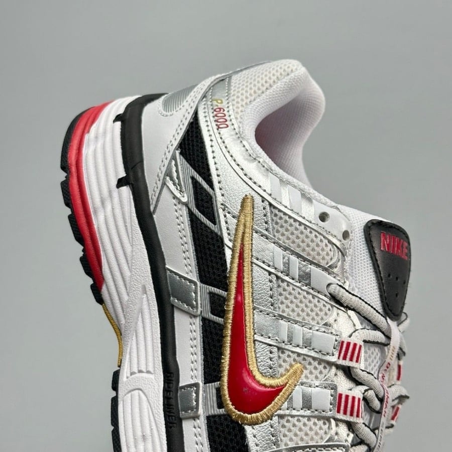 Nike P-6000 'Platinum Varsity Red