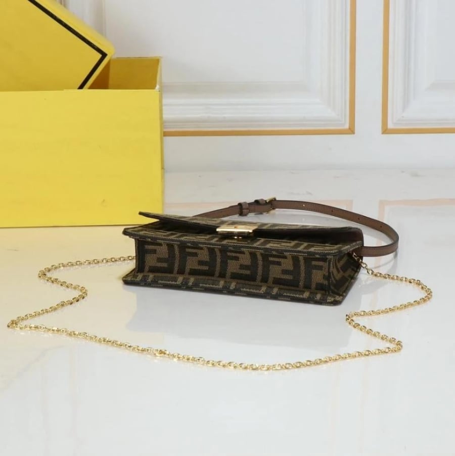 Fendi Baguette bag with the FF jacquard pattern