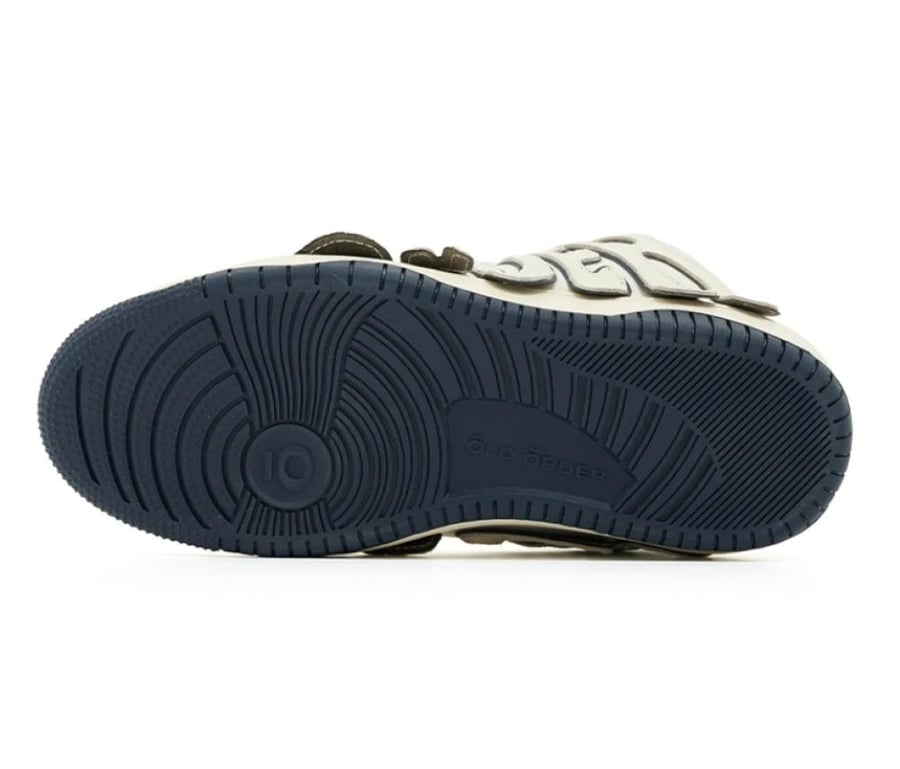 OLD ORDER Skater/001 sneakers in a white and blue