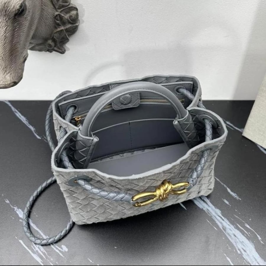 Bottega Veneta Small Andiamo Bag in Intrecciato Leather