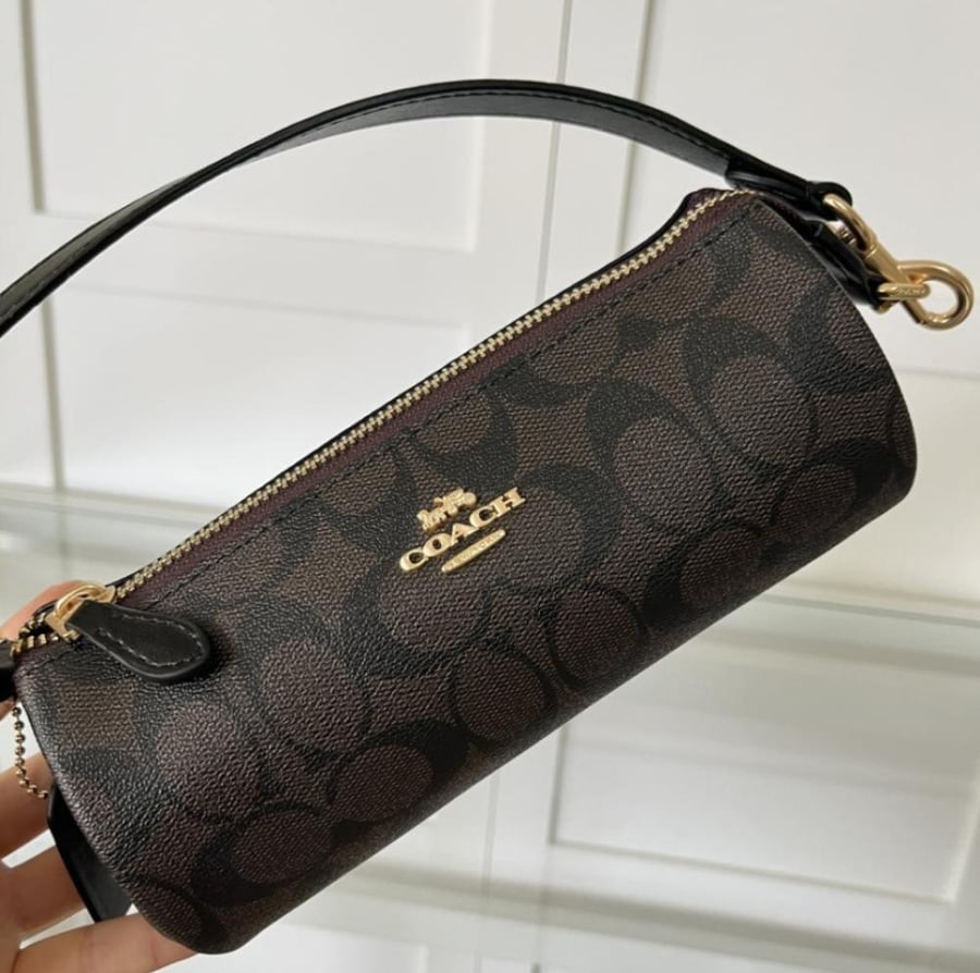 Coach Nolita Barrel Bag in Signature Canvas