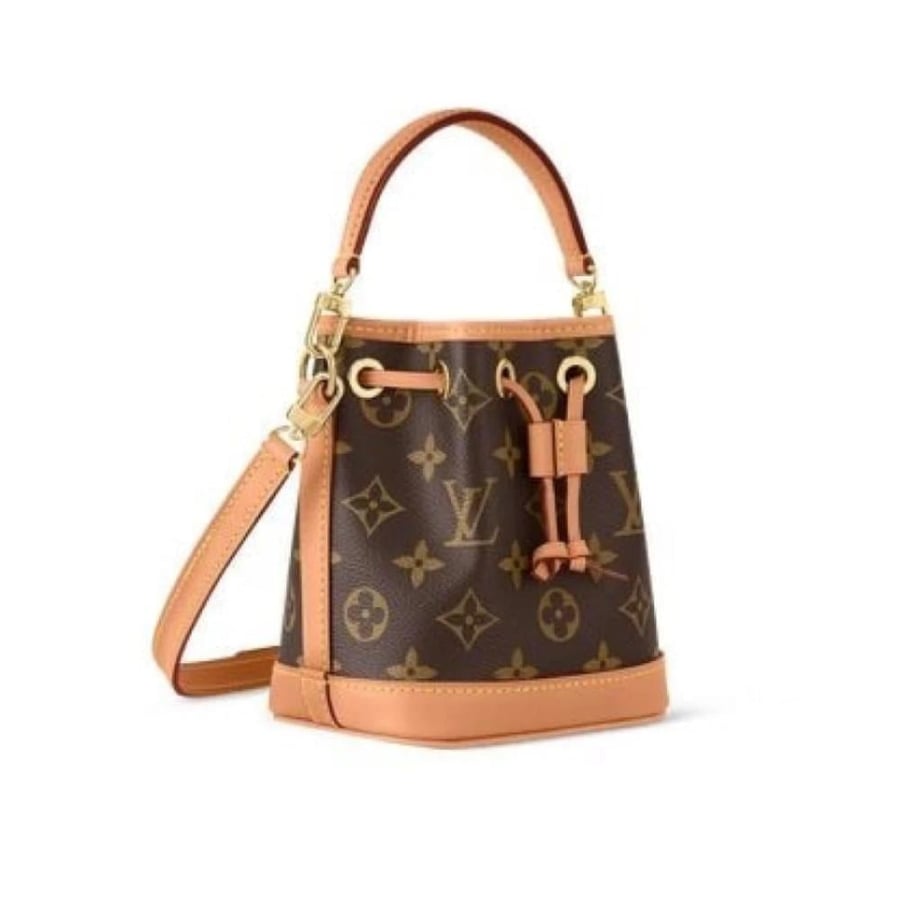 Louis Vuitton Pre-Owned Nano Noé two-way bag in brown with signature Monogram canvas