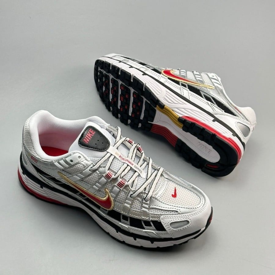 Nike P-6000 'Platinum Varsity Red