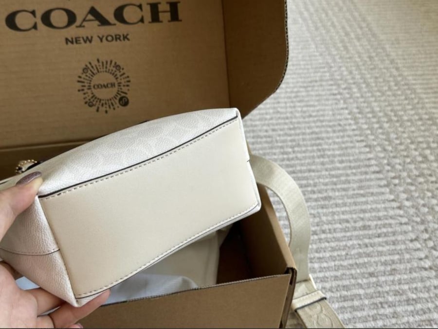 Coach City Mini Tote Bag in Signature Canvas